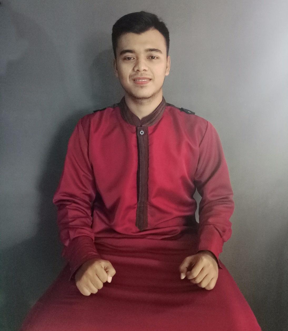 GAMIS PRIA MAROON BRAND HISAN TERBARU MODEL LURIK