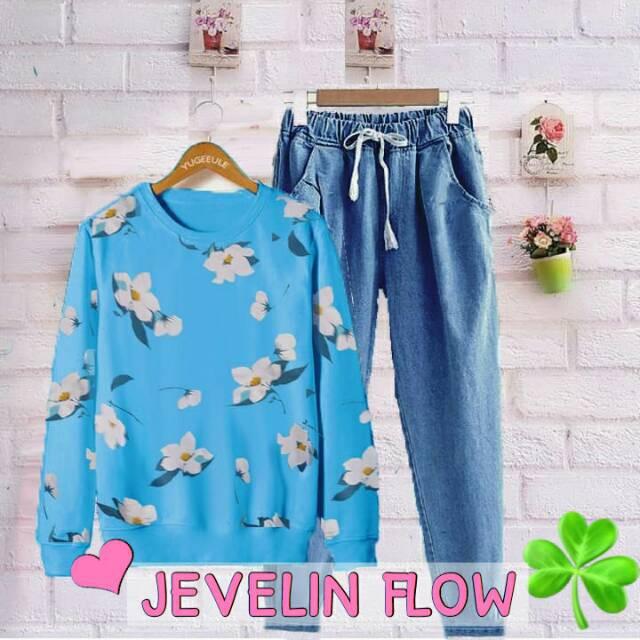 DAMAI FASHION JAKARTA - baju SETELAN wanita JEVELIN FLOW - konveksi murah tanah abang