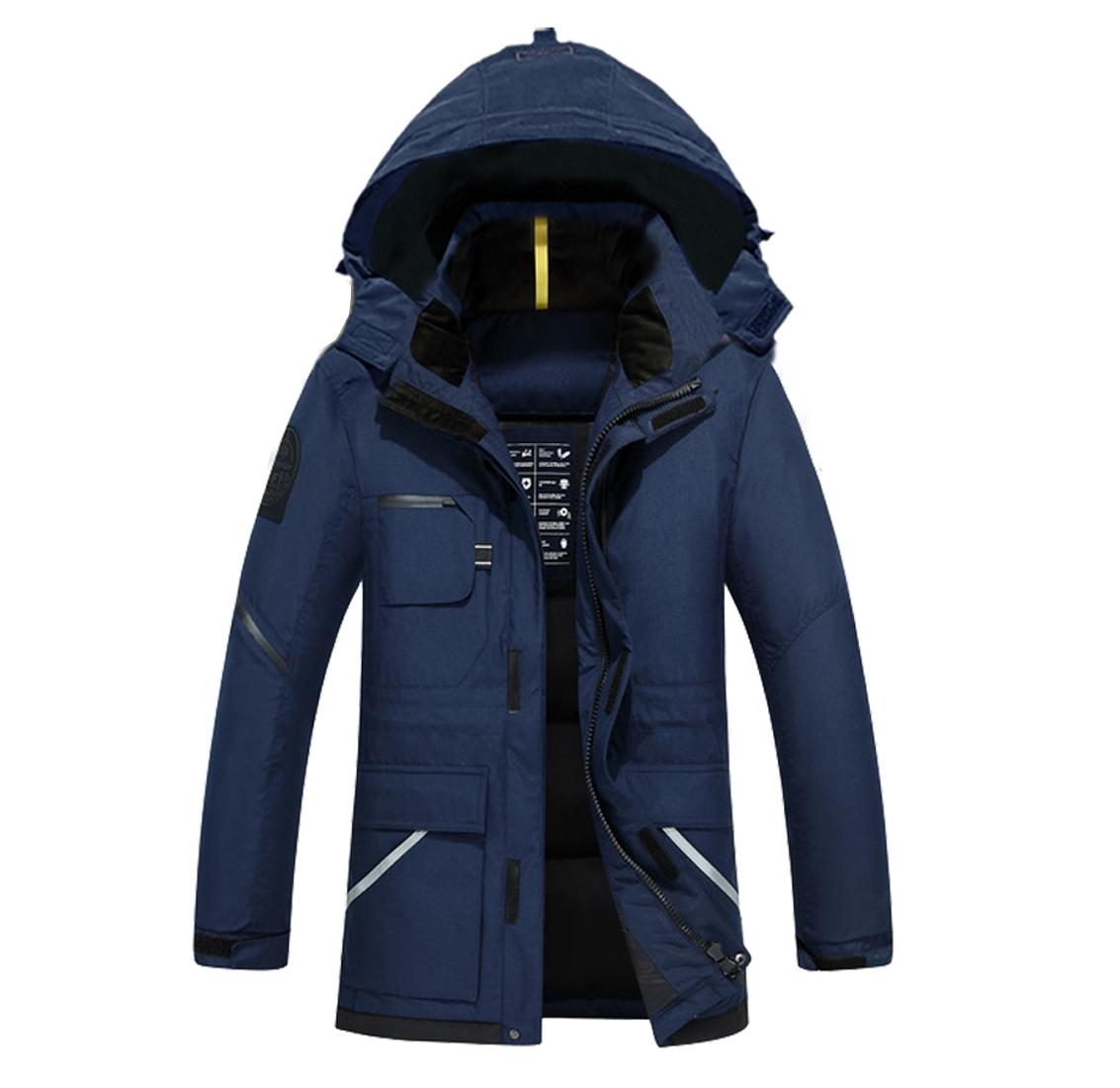 Jaket Flores Gunung Parka Biru Navy Tersedia 3 Warna Jaket Musim Dingin Traveling Bahan Cotton Hoodie Bisa Di Lepas Jaket Dabel 3 Lapis . DISKON