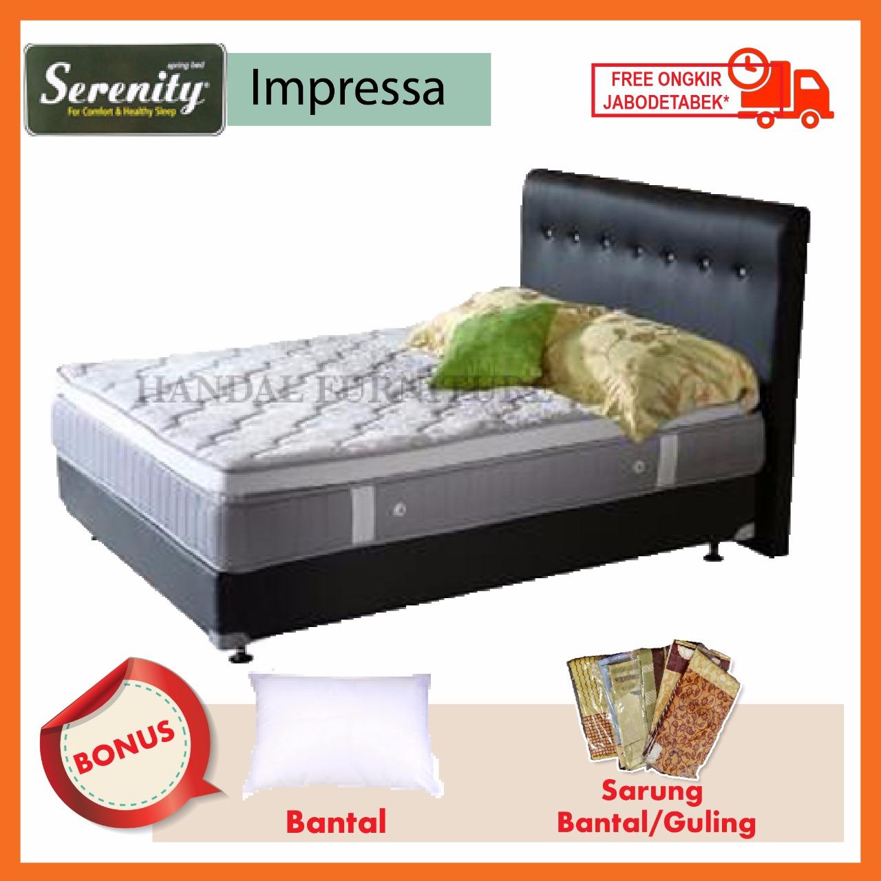 Serenity Set Kasur Spring Bed Impressa 180x200