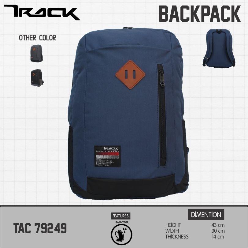 Ransel Tracker 79249 original, Free Raincover Polyester lapis anti air, PROMO, 3 warna ,pengiriman express