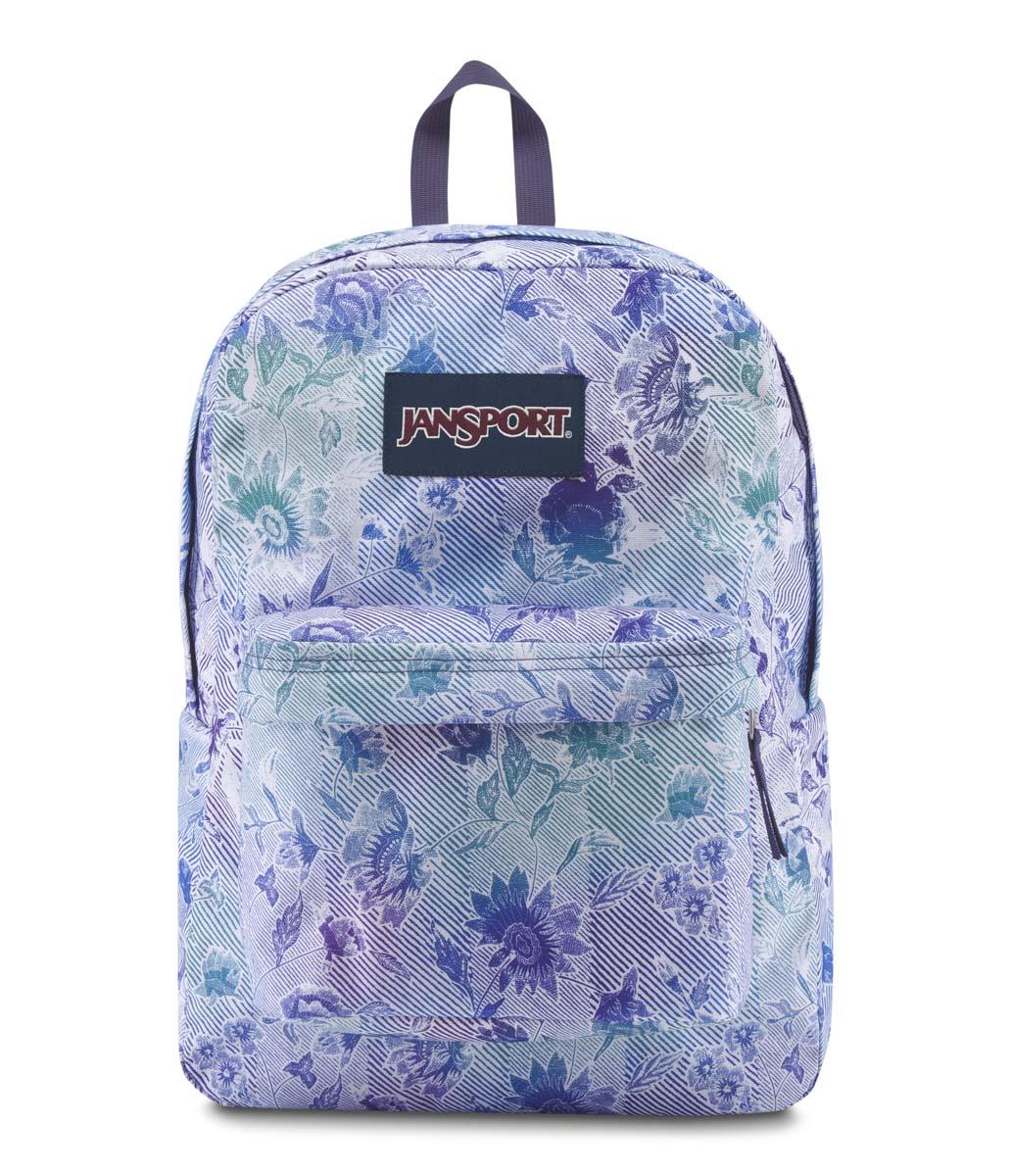 Tas Ransel JanSport Superbreak Striped Floral
