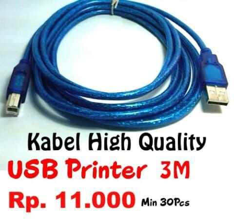 cable Kabel USB Printer 3 Meter Harga Murah