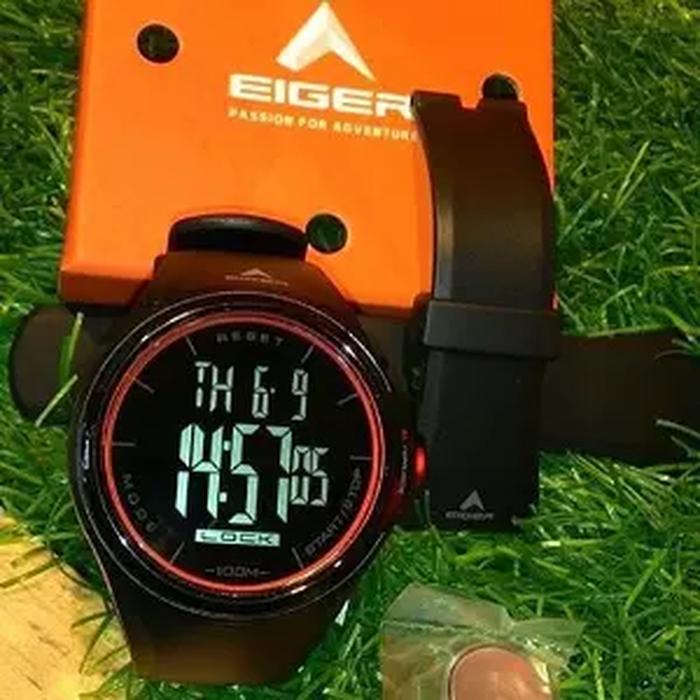 Best Seller!! Jam Tangan Eiger Touchscreen Anti Air Black Hitam Iyw0082 Original. - ready stock