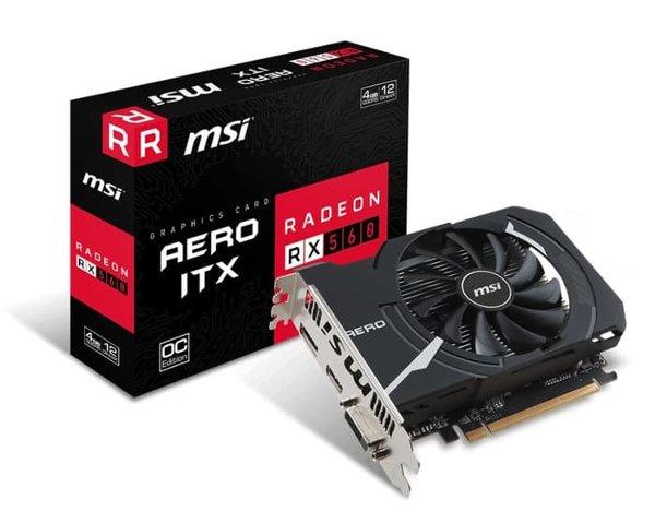 MSI Radeon RX 560 4GB DDR5 - AERO ITX 4G OC