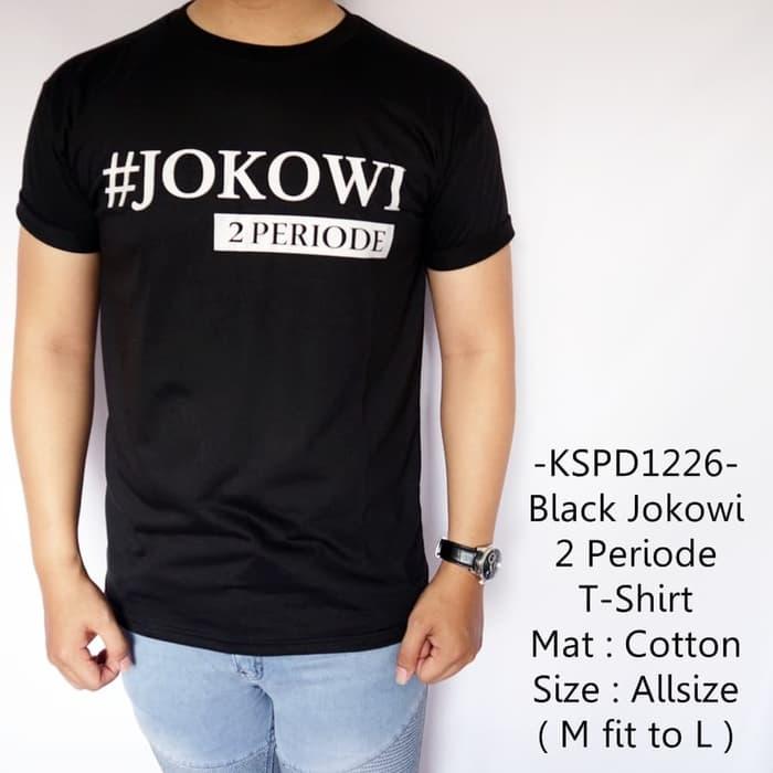 Kaos Pria Lengan Pendek Jokowi 2 Periode