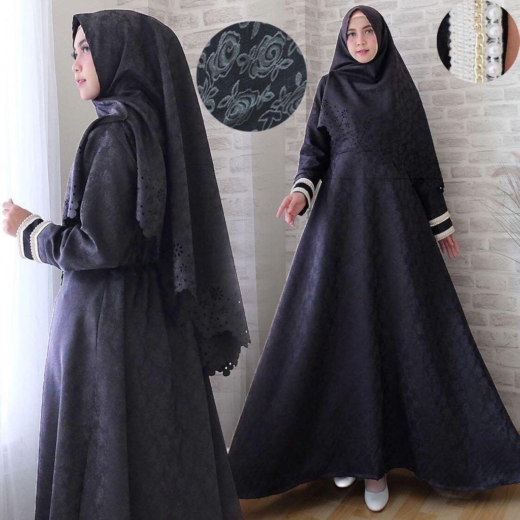 Snowshop Gamis Syari Talifa - Baju Muslim / Fashion Wanita / Baju wanita / Baju Gamis / Busui / Gaun / Baloteli / XL / Jumbo / Syari
