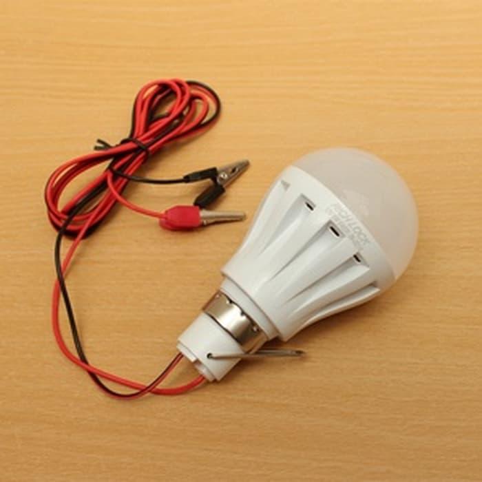 Lampu LED 12W DC 12V PUTIH Colok AKI u/ Emergeny/ Jualan 12W Lamp Mura