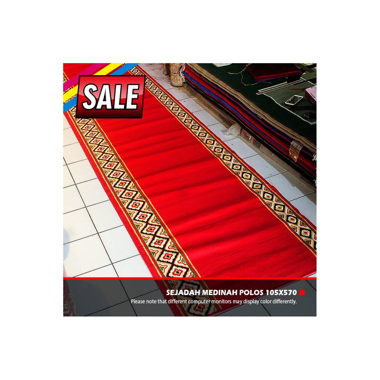 SALE Sajadah Karpet Mesjid Medinah Polos 105x570cm MURAH BANGET...