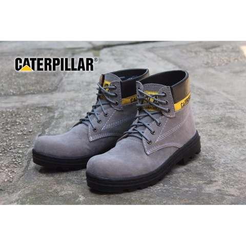 DOZN Sepatu boots caterpillar - caterpilar safety boots Hitam