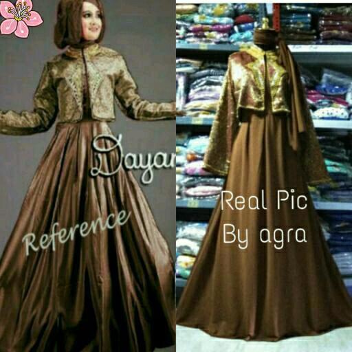 Promo Hari Ini Hijab Dian Pelangi Baju Muslim Pesta Mewah Gamis Maxi Dayana Untuk Lebaran