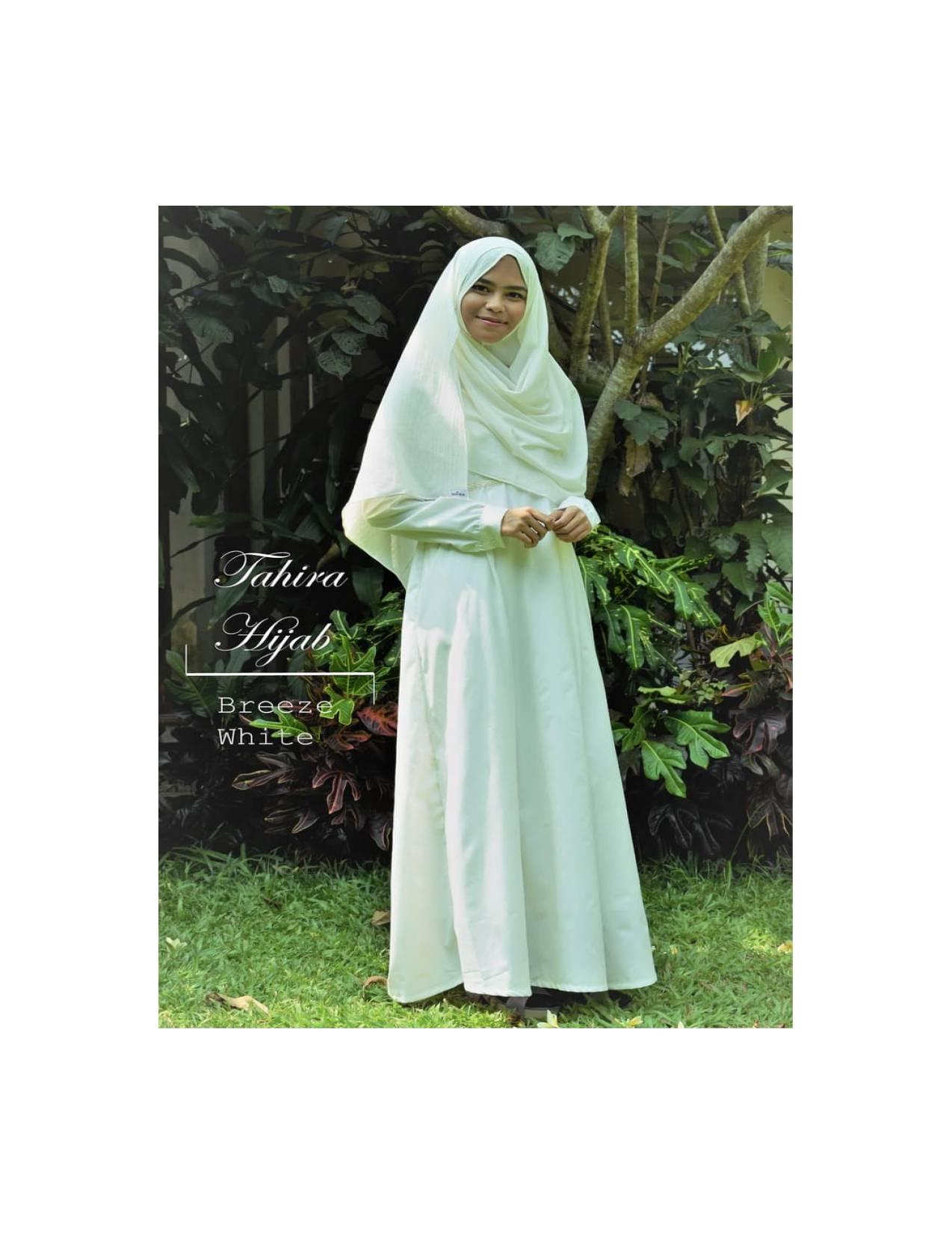 BAJU MUSLIM DRESS Gamis Putih Katun Ima Polos berfuring, untuk Ihram