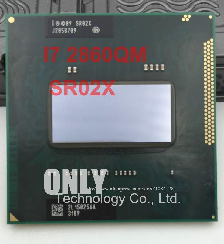 Asli Intel I7 2860QM 2.5G-3.6G 8 M SR02X CPU HM65 HM67 Asli Formal Edition Notebook i7-2860QM Quad Core 8 Benang