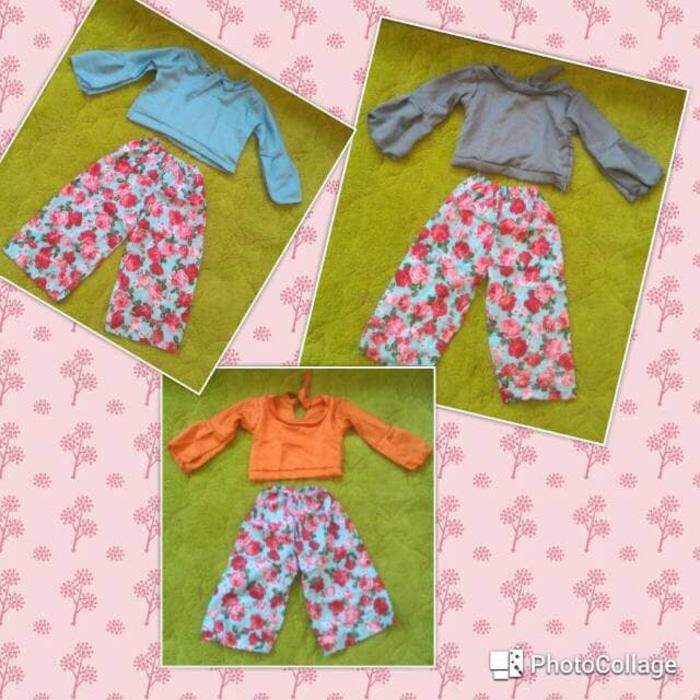 Baju anak murah. Set Celana kulot kombinasi