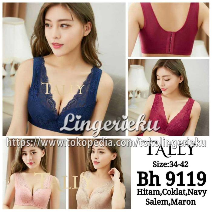 Bra Tali Lebar Pelangsing Penutup Lemak Tally 9119 Model Terbaru - Navy, 36