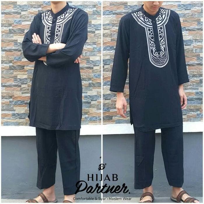 Stelan Koko Pakistan Mubarak Setelan baju muslim pria set koko