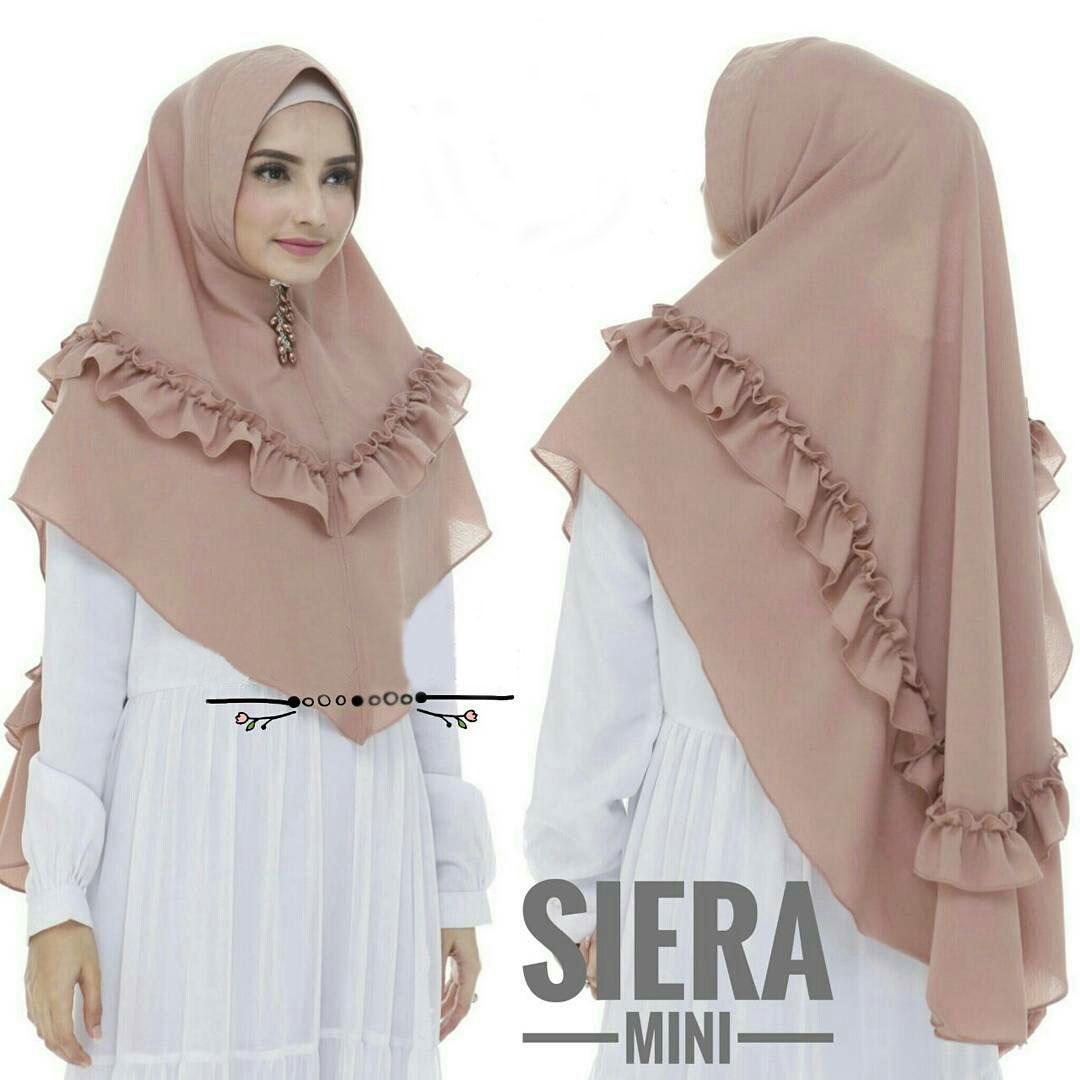 Khimar Serina Milo / Jilbab Khimar / Motif Hijab / Jilbab Murah / Pashmina Instan / Muslim Wanita / Kerudung Syari