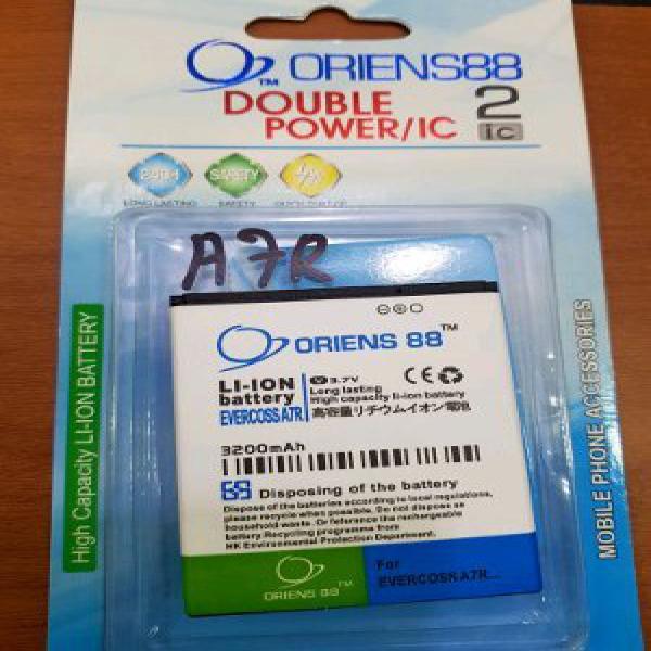 Baterai Oriens88 EVERCOSS A7R Dowble power