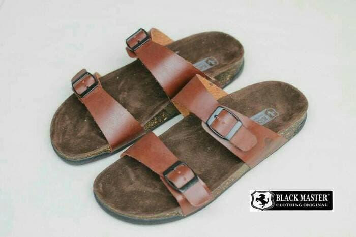 Harga Promo!!! Sale Obral Sendal Pria Slop Original Blackmaster Bata - ready stock