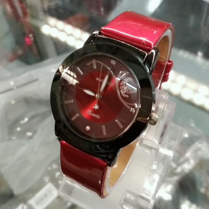 NEW ARRIVAL / SPESIAL PROMO / HOT SALE / Jam Tangan Wanita Quartz Mewah Berlian Imitasi Guess Rolex Ac Gucci