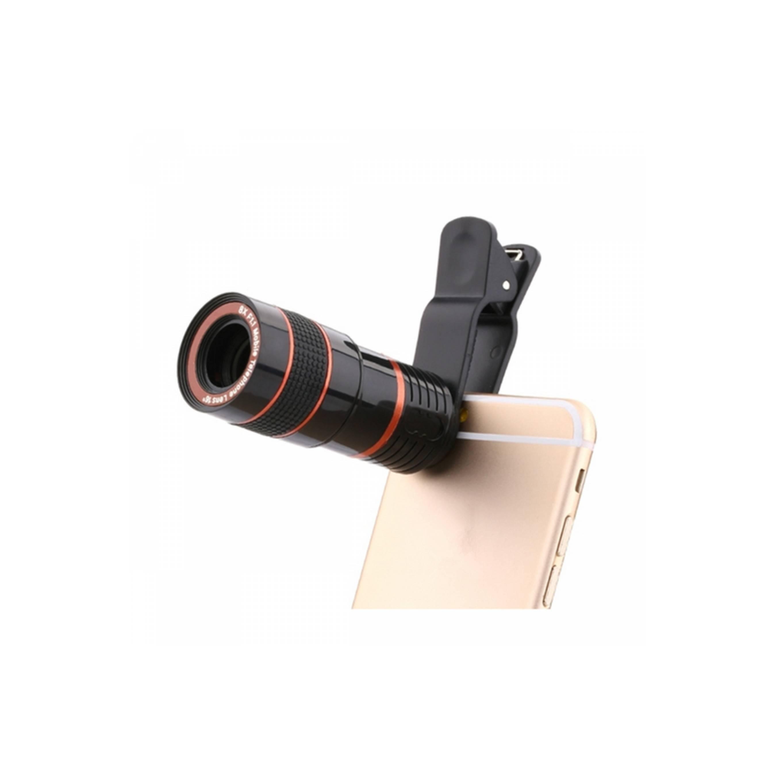 Lensa Tele Zoom 8x Clip Jepit universal untuk semua hp, ori hologram