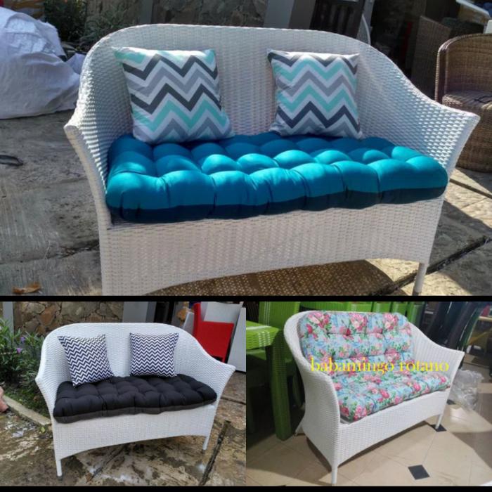 Promo sofa loveseat oval rotan sintetis bogor cibinong Original