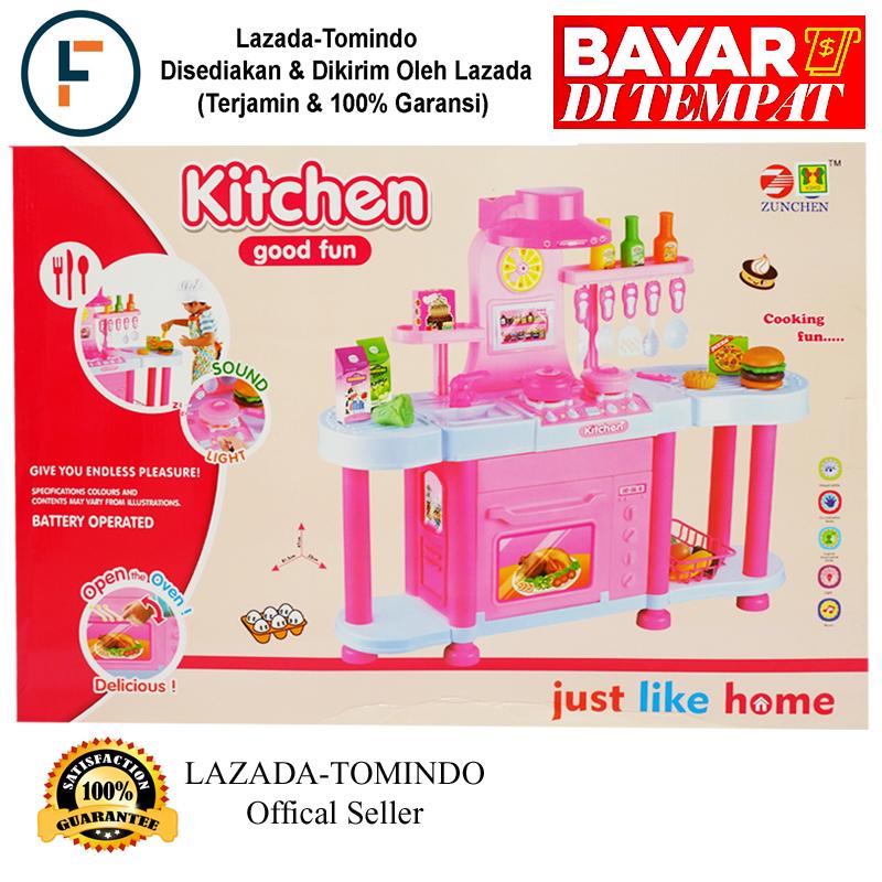 Tomindo Kitchen Good Fun PINK / mainan masak masakan / mainan dapur dapuran / mainan anak perempuan