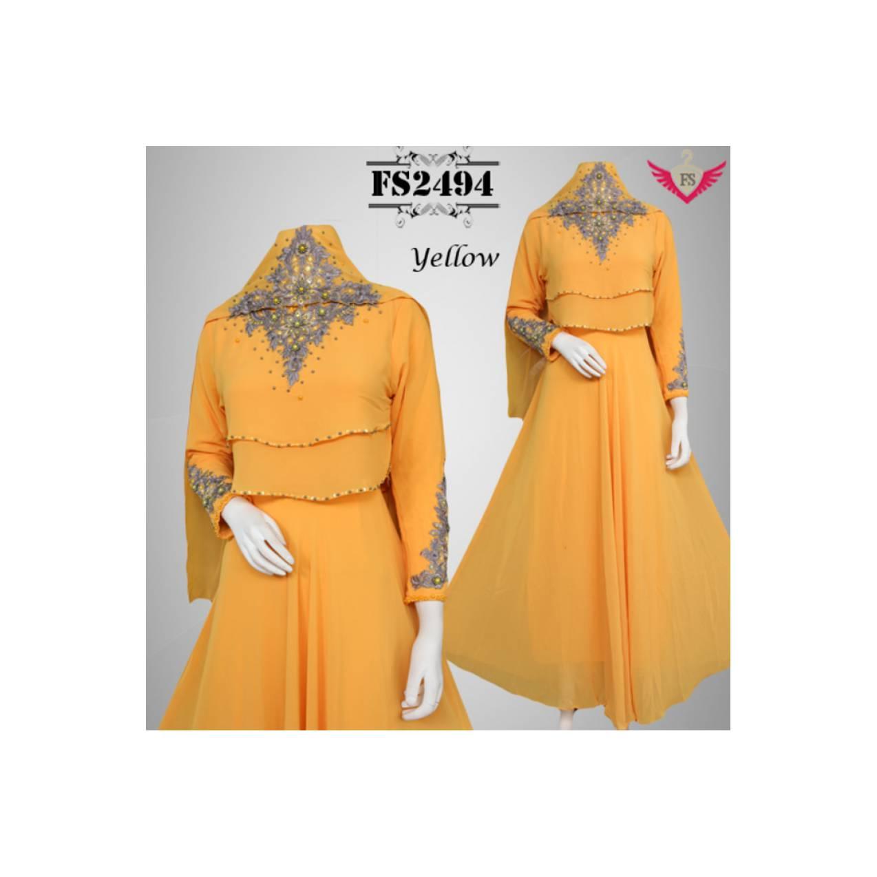 Sale Baju Pesta Ceruty Nafisah FS2494 + Pashmina