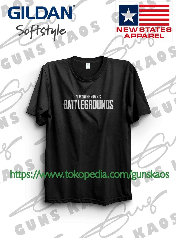 Harga Spesial!! Kaos Distro Sablon Polyflex Game Pubg Play Unknows Battle Ground 1 - ready stock
