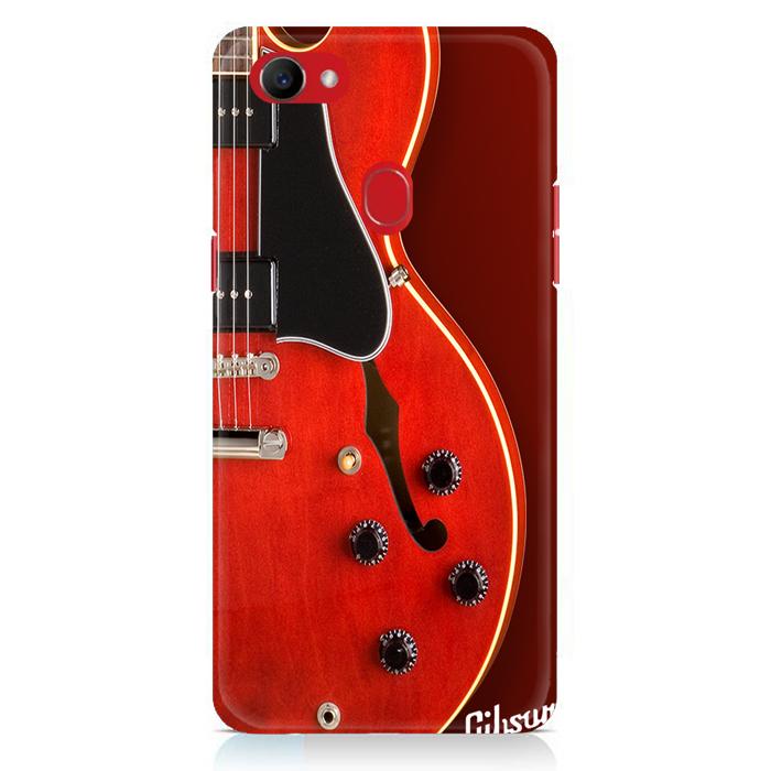 Casing Hardcase Oppo F7 Motif Gitar Gibson X0548