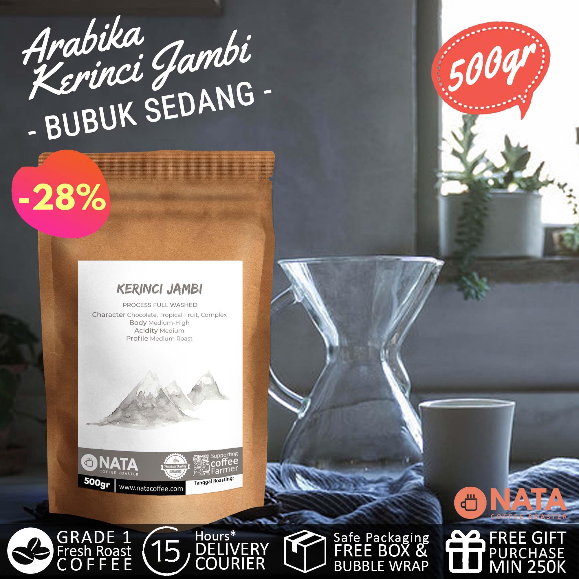 Nata Kopi Arabika Kerinci Jambi 500gr - BIJI