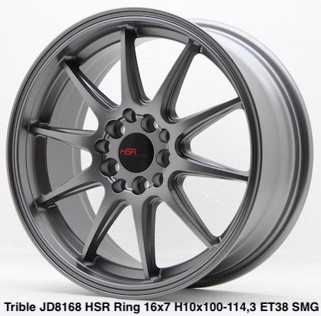 Velg Mobil Murah TRIBE JD8168 HSR Ring 16 ( Wheelskingdom )