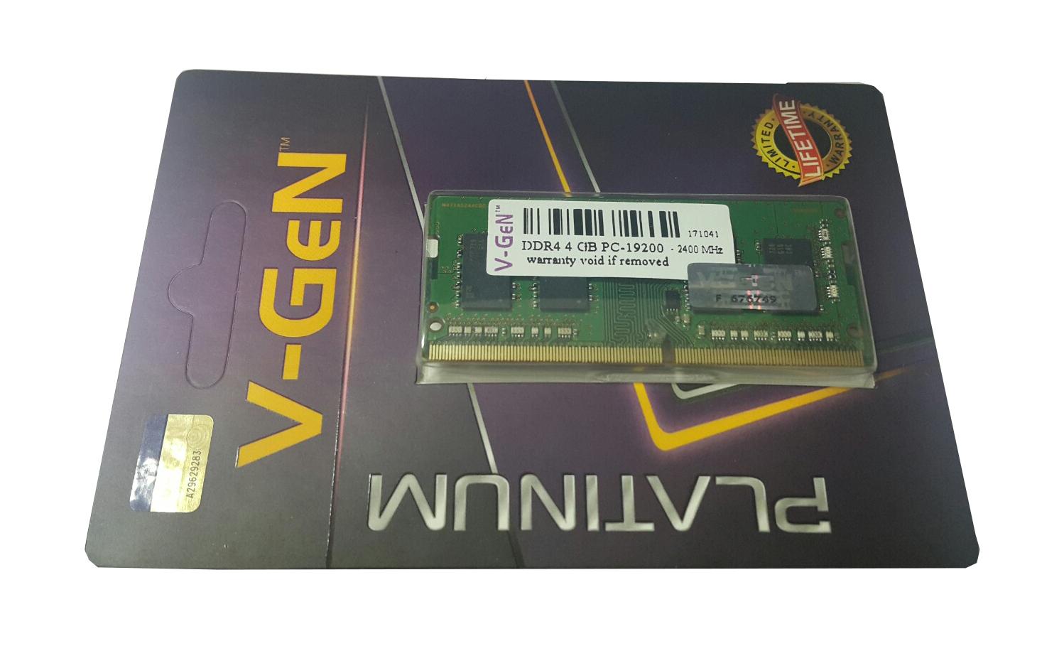 RAM DDR4 SODimm 4GB PC19200/2400Mhz - Memory Laptop VGEN