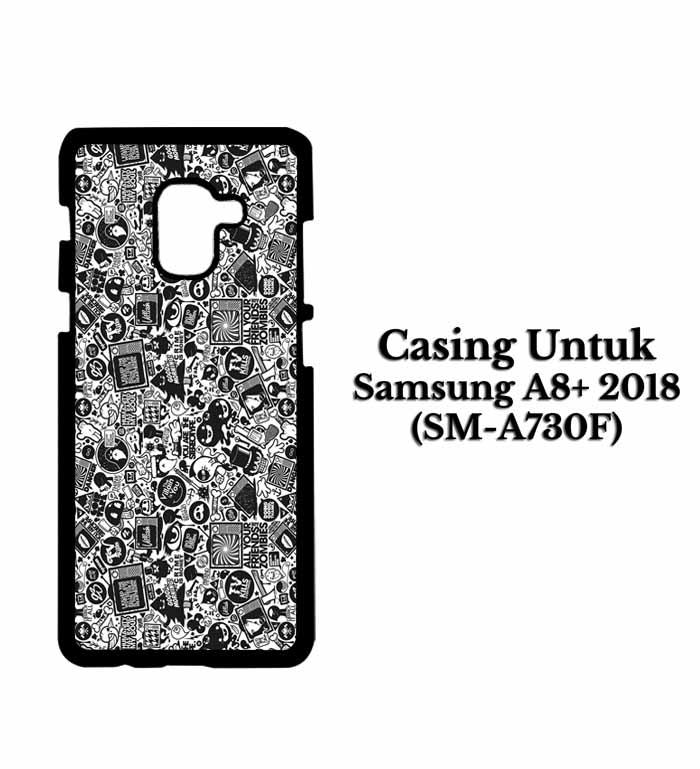Casing SAMSUNG A8 PLUS 2018 art pop art concept Hardcase Custom Cover