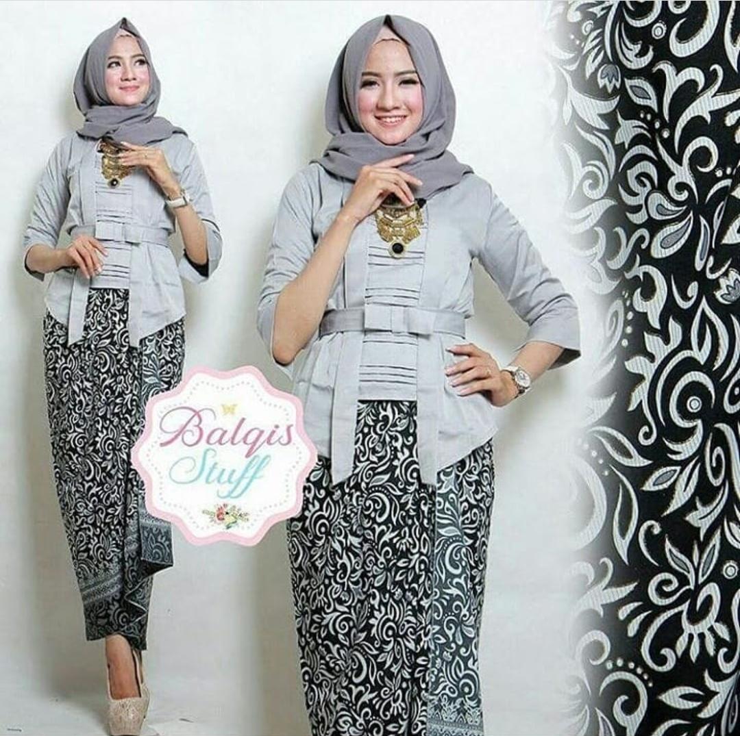 Setelan Baju Batik / Kebaya Modern/kebaya keluarga/kebaya tradisional/kebaya lebaran/kebaya wanita/kebaya wisuda/kebaya kutu baru polos terbaru higt quality