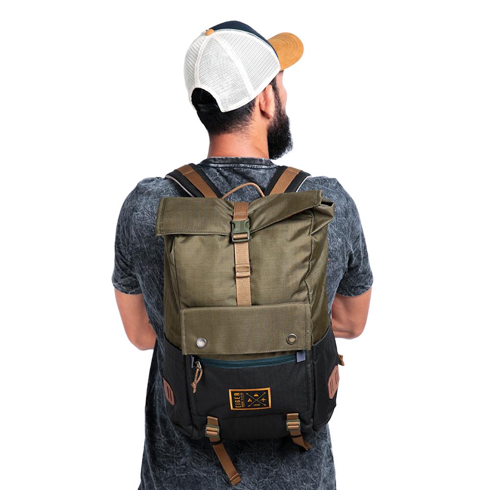Eiger 1989 Roll Top Wanderdrift Laptop Backpack 25L