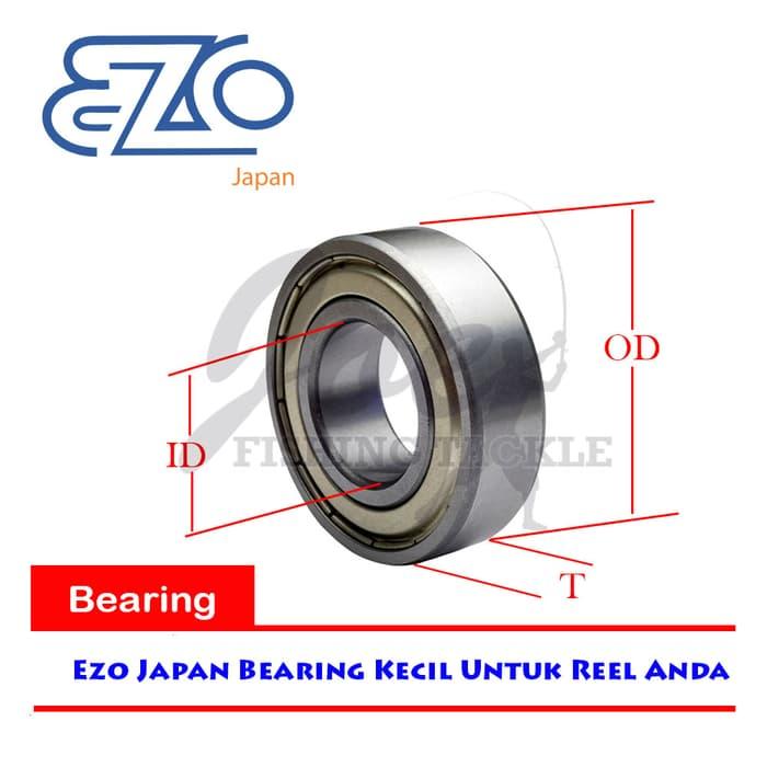 ASLI!!! Bearing 8x14x4 Merek Ezo Japan - Bearing Reel Pancing - ybdE7i