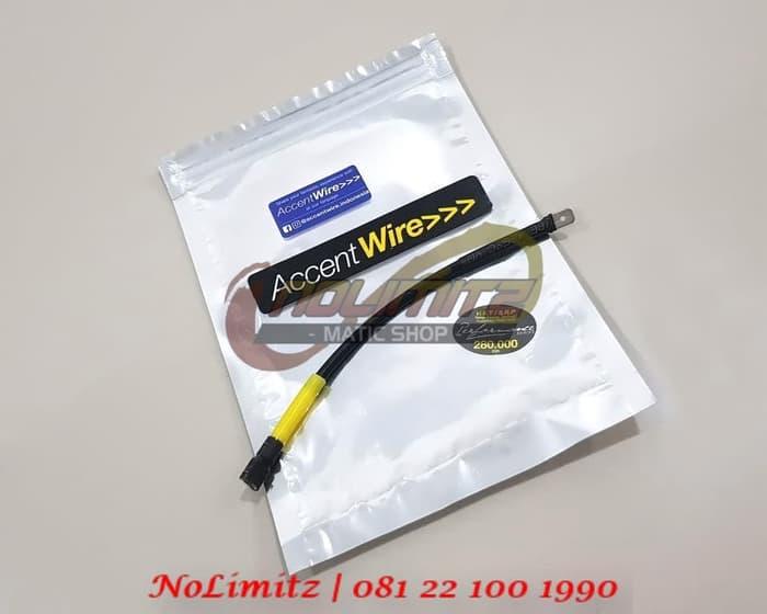 Accent Wire Performance Black Kabel Setan NMAX XMAX Aer
