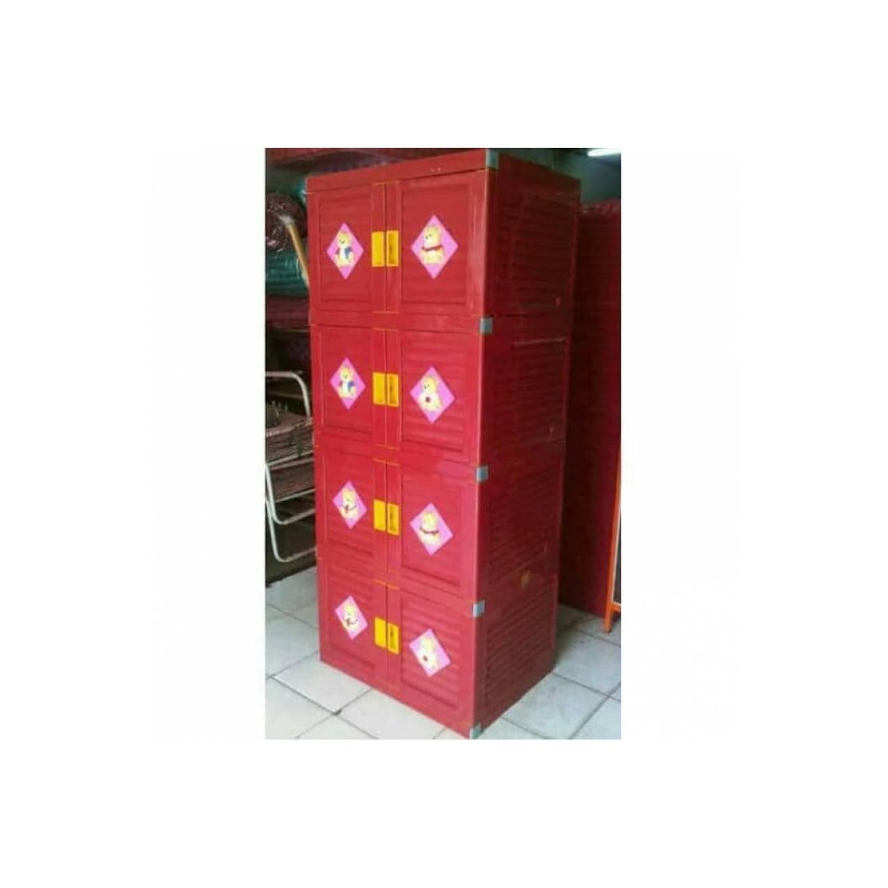 Lemari Plastik / Pakaian Anak / Lemari Gantung Merk Club Jumbo 4