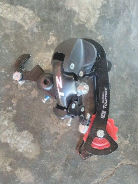 Rear Derailleur RD Shimano Tourney TZ 7 Speed Hook - Sepeda Tanpa Anting