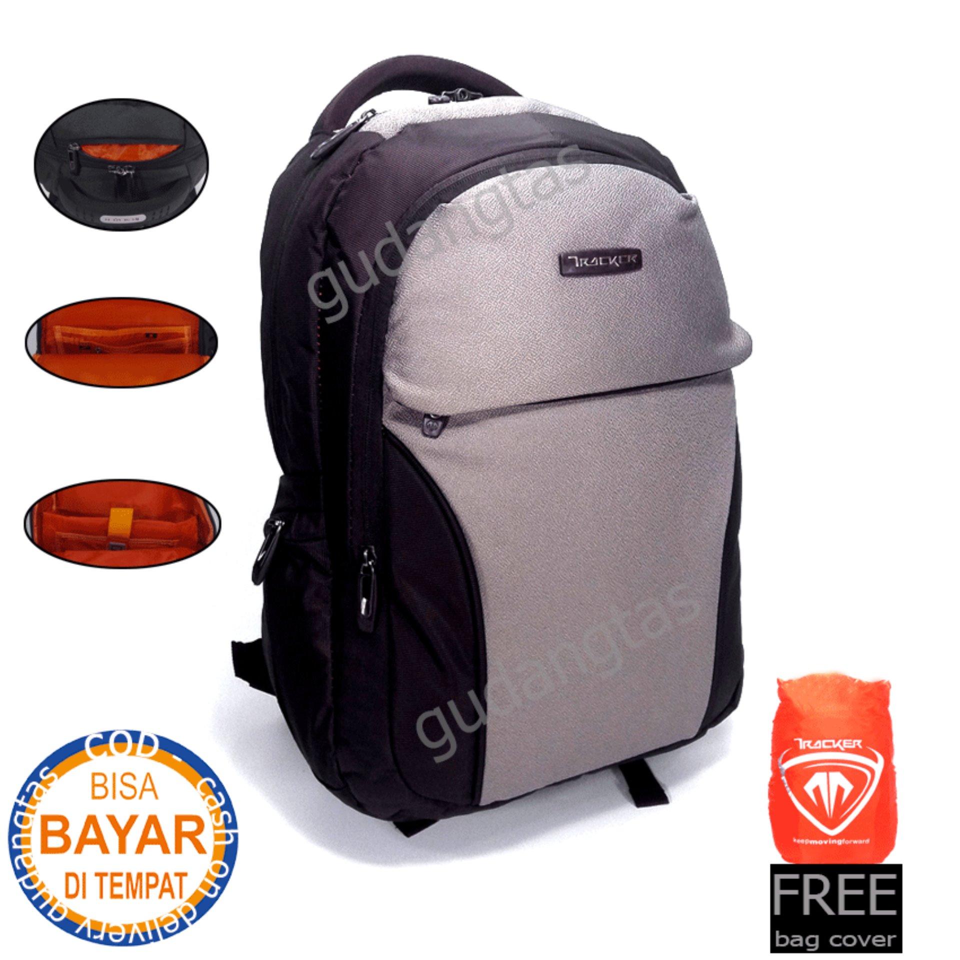 Tracker Original / Tas Ransel Pria Wanita / tas Laptop 17 inchi 784X05 Coklat / Tas Ransel Murah dari Gudangtas / bonus Bag Cover