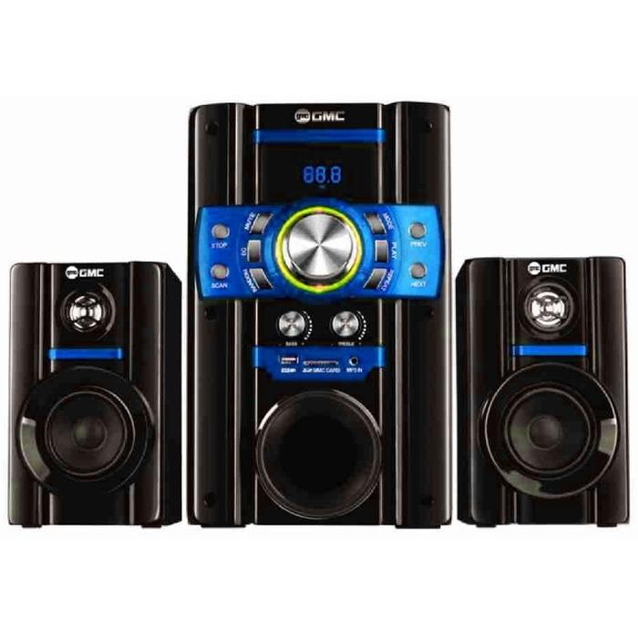 GMC 888S Multimedia Speaker Aktif 105WRMS Active Subwoofer System 2.1