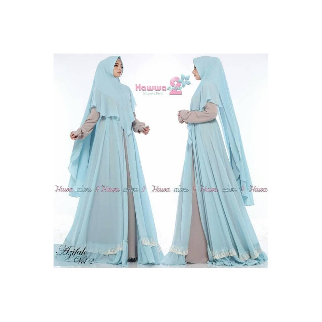 Gamis Pesta cantik Ceruty babydoll mix renda