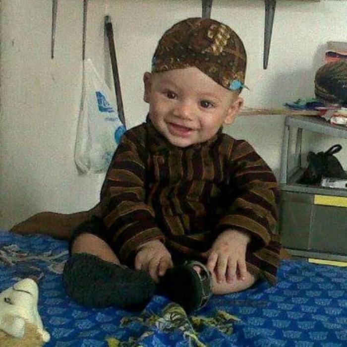 BAJU KOSTUM COSTUME ADAT JAWA SURJAN LURIK ANAK SET BLANGKON BAYI