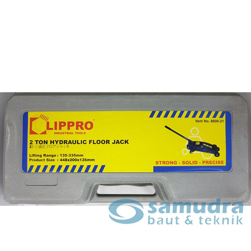 LIPPRO DONGKRAK BUAYA 2 TON - HYDRAULIC BOTTLE JACK 8600-21