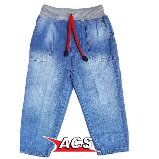 Celana Panjang Jeans Anak Unisex Estimasi Untuk Anak 1-4tahun By Happyangel.
