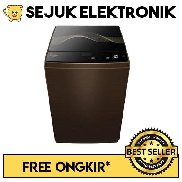 Polytron PAW 9513N Mesin Cuci Top Loading 9,5 Kg Coklat (khusus JADETABEK)