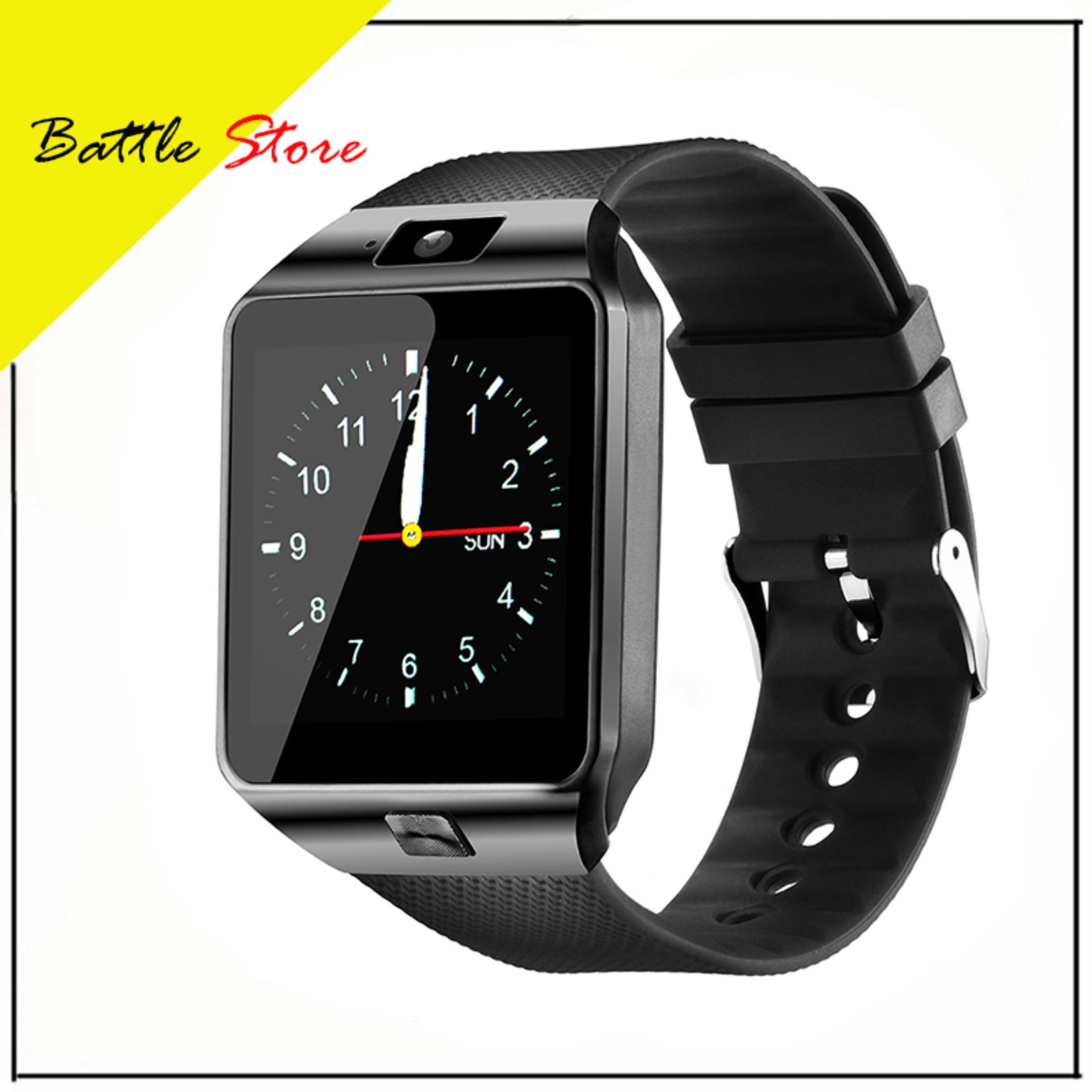 Smartwatch U9 / DZ09 / Smart Watch DZ09 Support Sim Card & Memory Card / Jam Tangan Android - Black