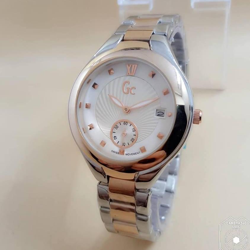 Jam Tangan GC Tali Rantai Detik Bawah Jam Tangan Wanita Murah Dan Berkwalitas