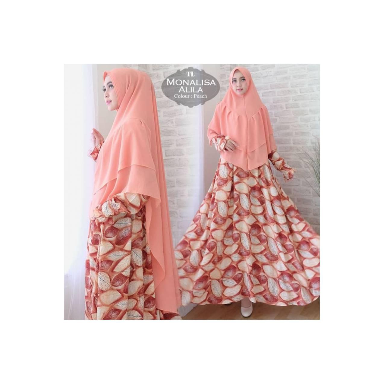 LT- Tk Syar'i Monalisa Alila Peach+